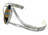 Sterling Silver And Multicolor Inlay Southwest Cuff Bracelet WX75474